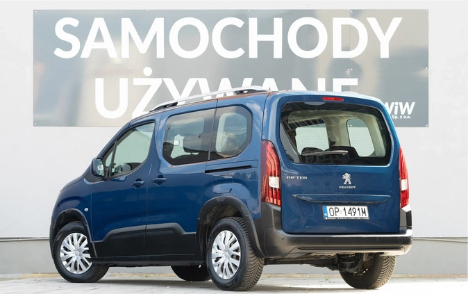 Peugeot Rifter cena 59900 przebieg: 112500, rok produkcji 2019 z Rabka-Zdrój małe 79